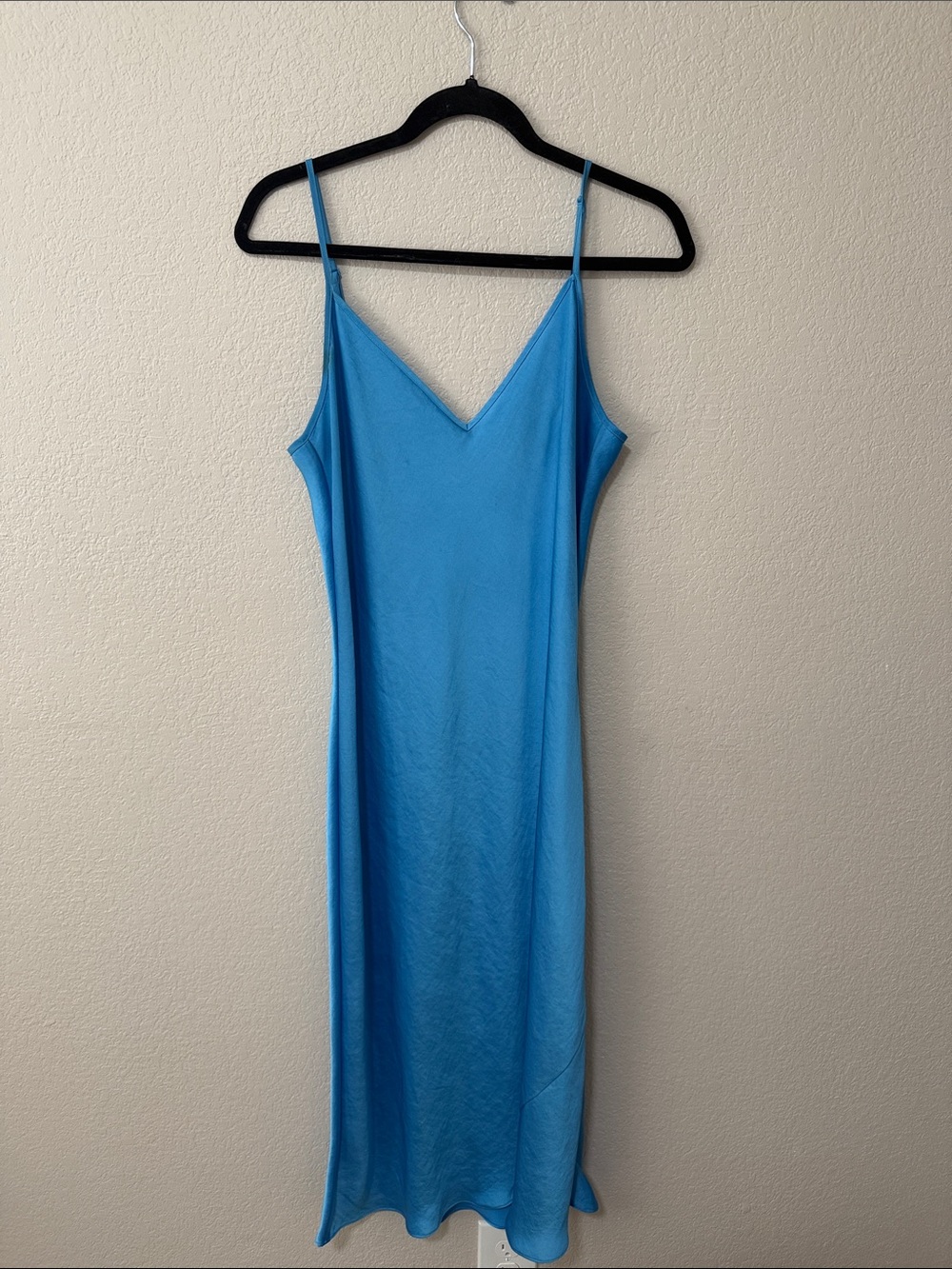 Aritzia Slip Dress in Bright Blue